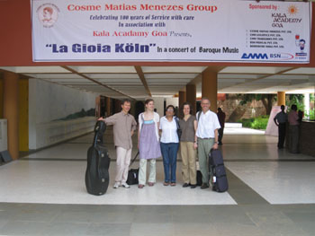 Indien, Goa 2010 mit Honorarkonsulin Cecilia Menezes
